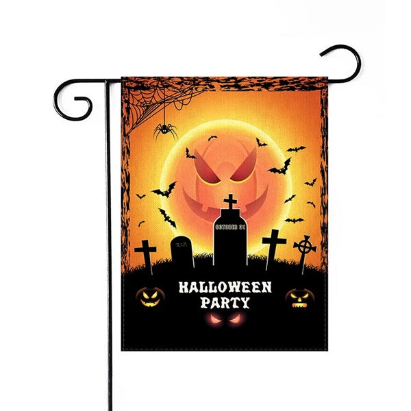 Double Sided Decorative Halloween Garden Flag(No Including F