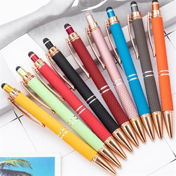 Rose Gold Classic Pen With Stylus
