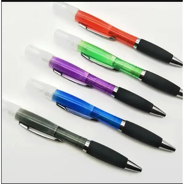 Twist Action Ballpoint Pen With Spary Bottle