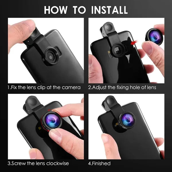 3-in-1 Universal Phone Camera Lens