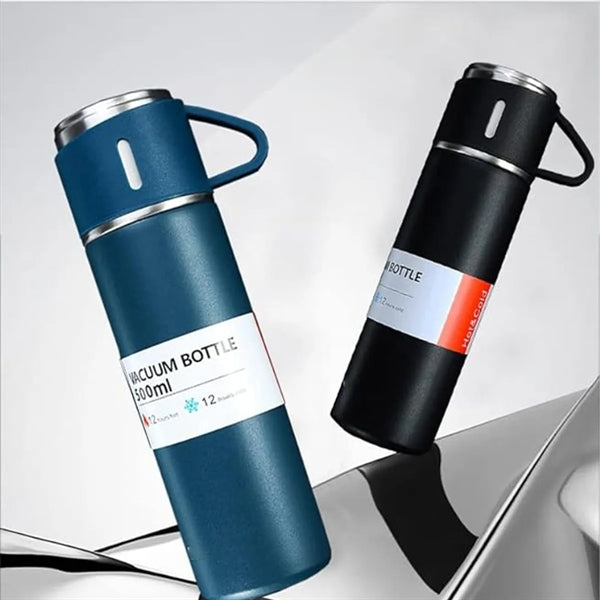 17oz Stainless Steel Insulated Bottle Water Flask Gift Set