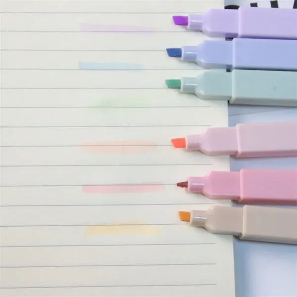 Aesthetic Cute Pastel Highlighters