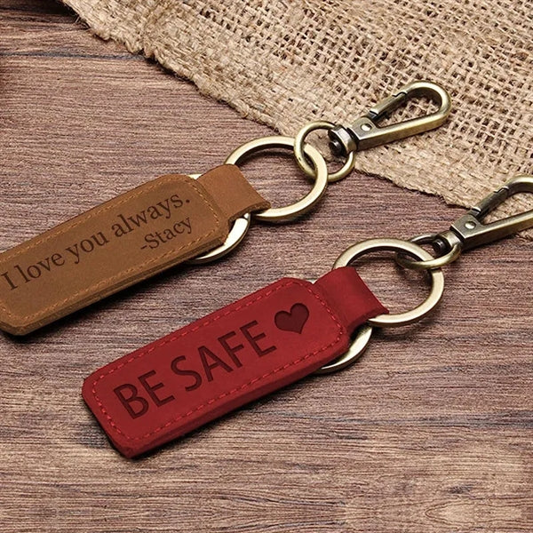 Leather Keychain Pendant