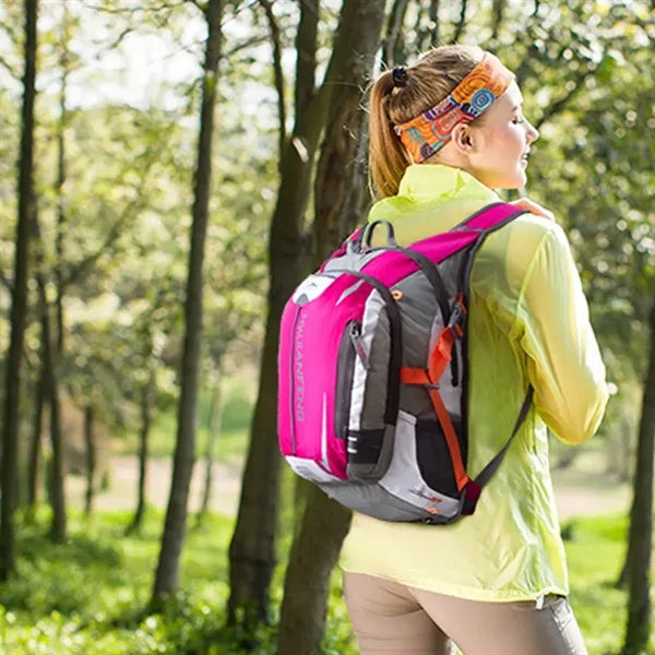 Multi-functional outdoor waterproof backpack