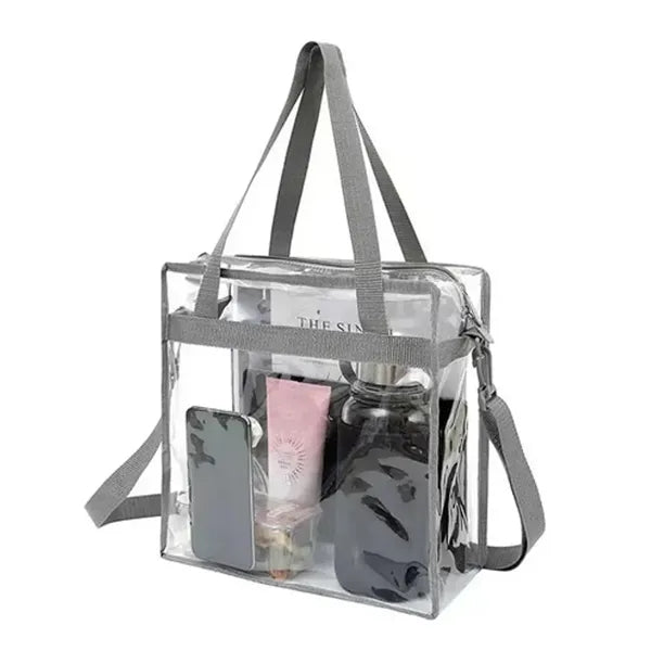 Clear Tote Bag With Zipper