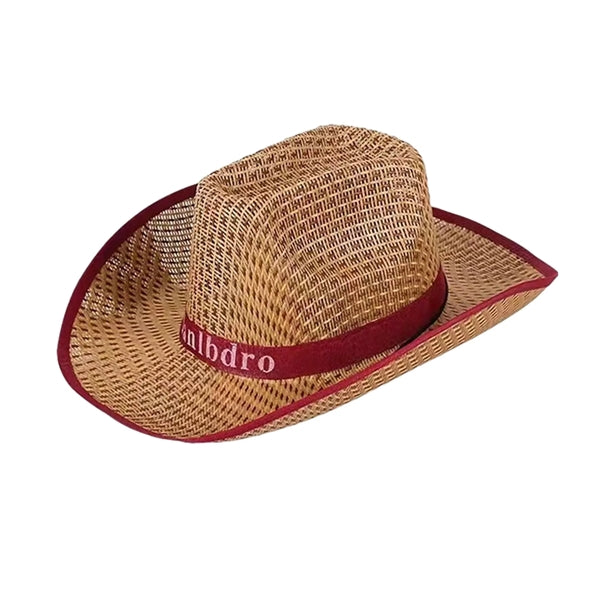 Summer Straw Cowboy Hat