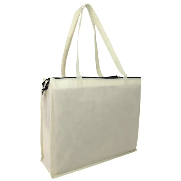 Carry All Zippered Non-Woven Tote Bag
