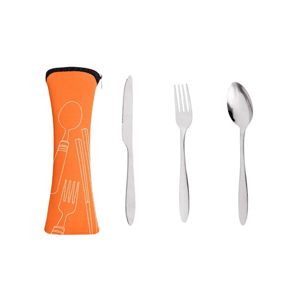 Stainless Steel Camping Cutlery Knife Fork Spoon Flatware