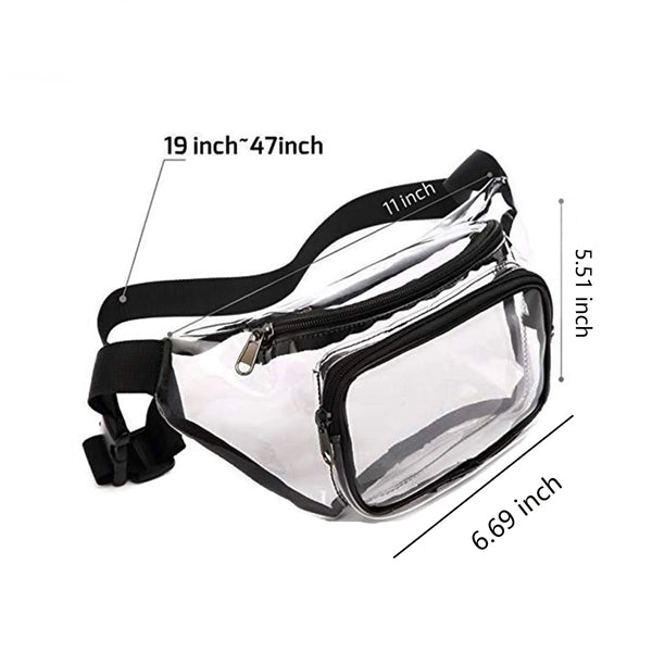 Outdoor Transparent Waist Bag