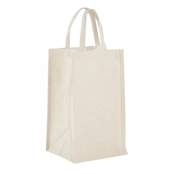 4-Bottle Heavy Cotton Canvas Tote