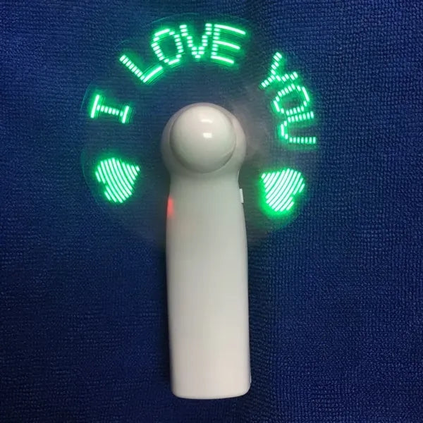 Portable Led Information Fan