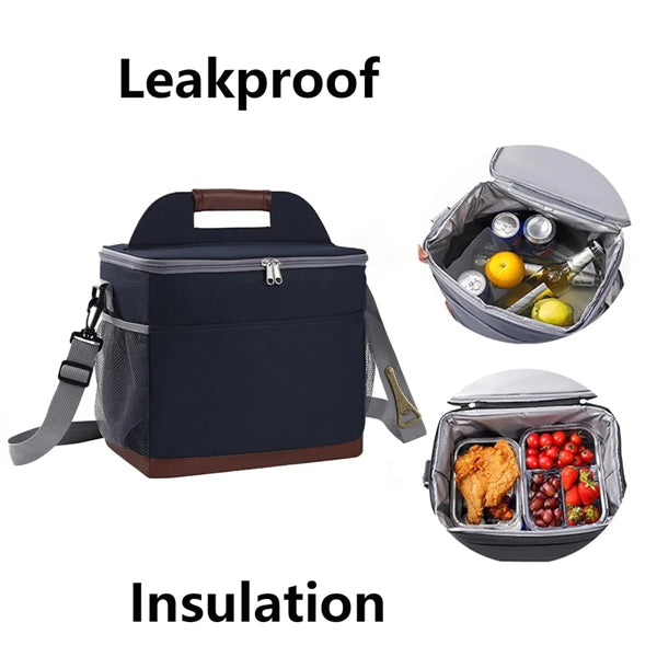 Insulated Lunch Cooler Tote Bag