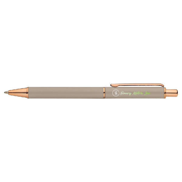 Harmony Softy Rose Gold Pen (Full Color Imprint)