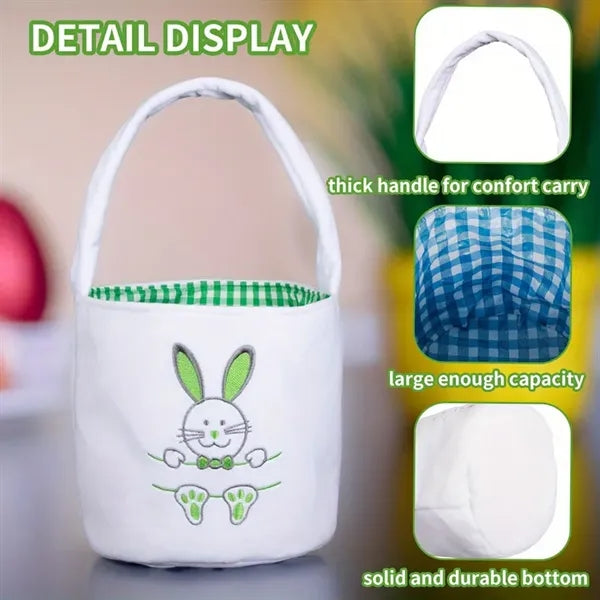 Easter Bunny Bag Bucket for Egg Hunt
