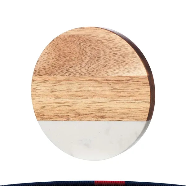 Hoisa Round Wood Coasters