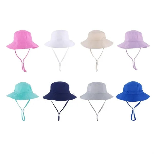 Kids Summer Wide Brim Bucket Hats