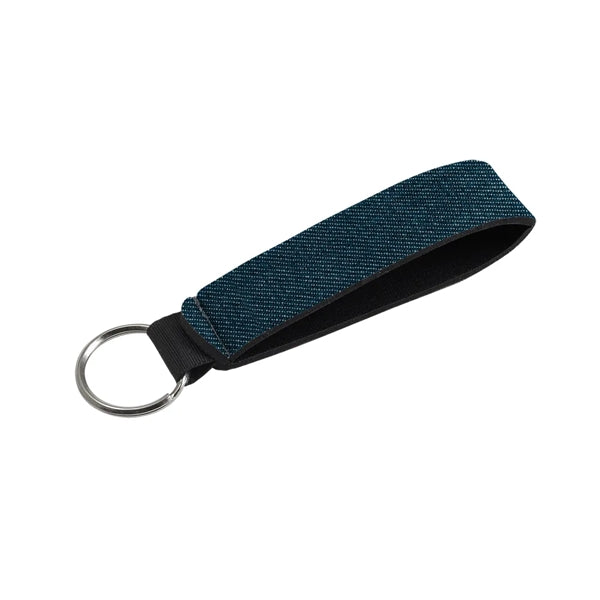 Denim Neoprene - Wrist Strap Key Holder