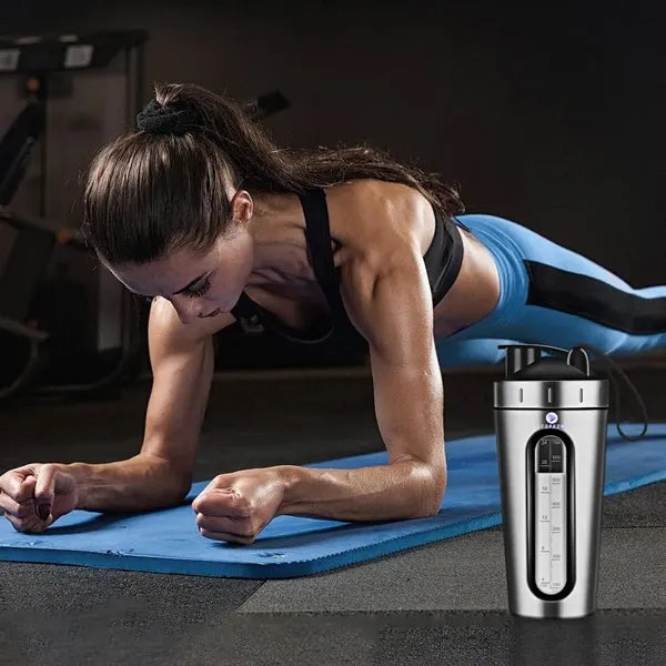 Stainless Steel Protein Shaker Bottle