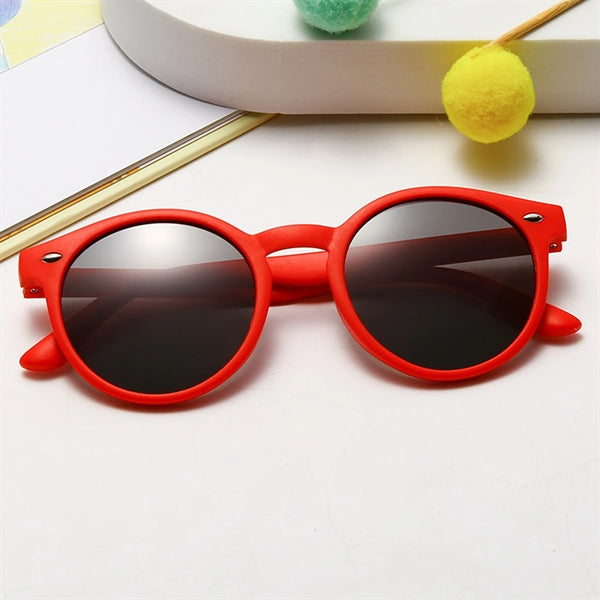 Round Polarized Uv400 Kids Sunglasses