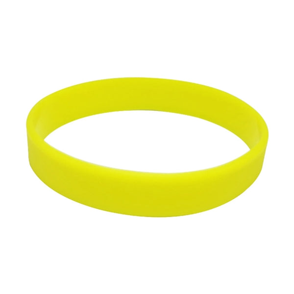 Luminous Screen Printed Silicone Bracelet