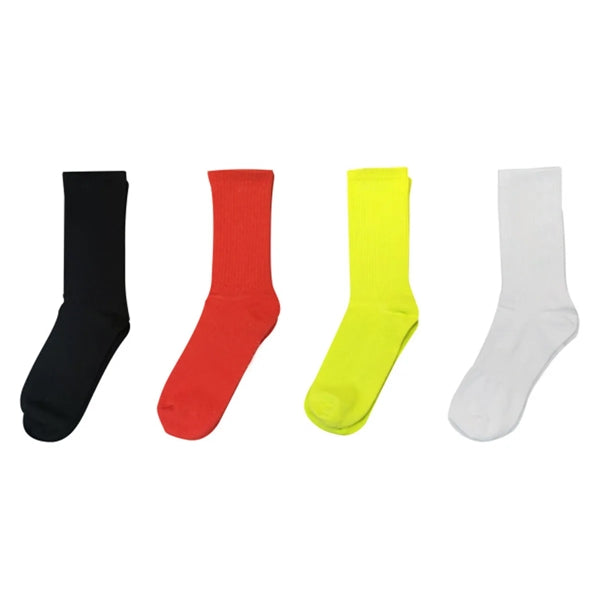 Cotton Knit Crew Socks