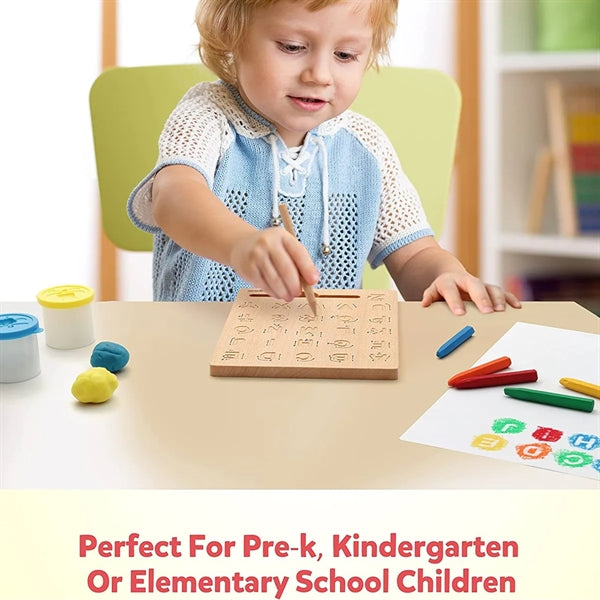 Wooden Letters Practicing Board Educational Toy