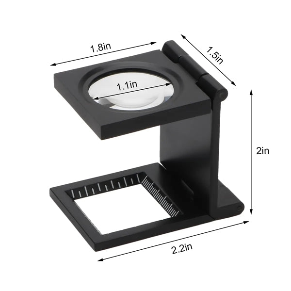 Three-Folding 10X Magnifying Glass