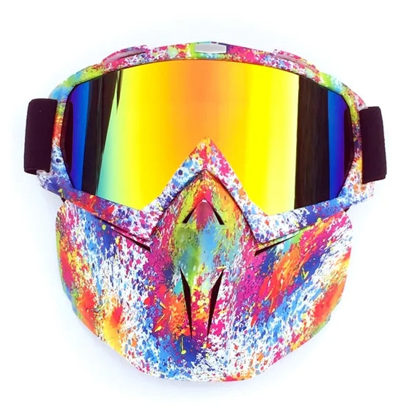Anti-UV Detachable Motorcycle Riding Mask