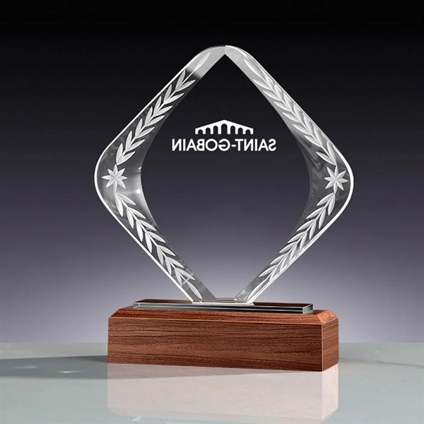 Diamond Shaped Award on Base