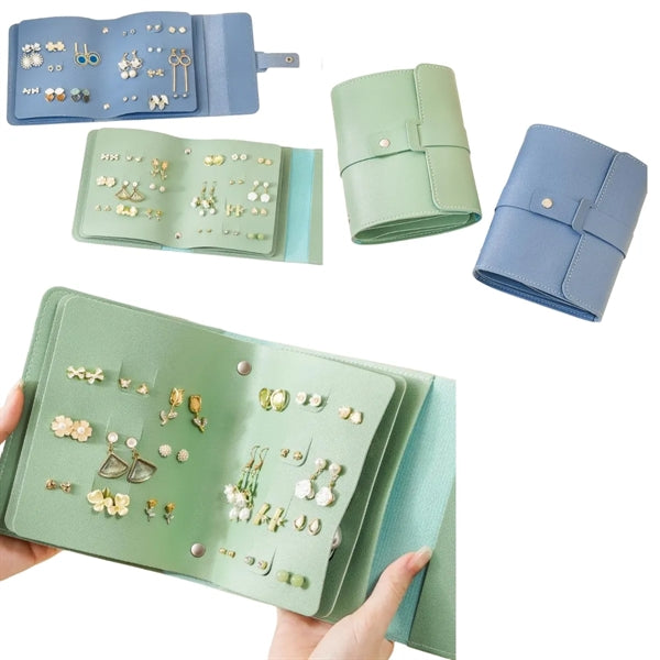 Jewelry Storage Roll Bag Necklace Holder