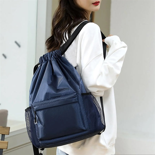 Outdoor Drawstring Sports Backpack Bag