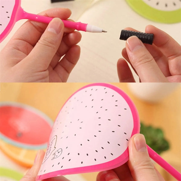 Blue Ink Pens Mini Handheld Fans