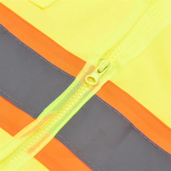 High Visibility Reflective Safety Vest For Construction Work