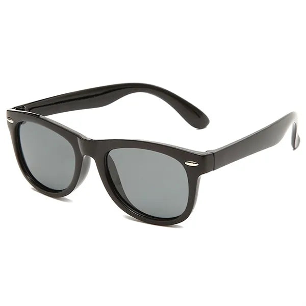 Square UV400 Kid Polarized Sunglasses with Stud