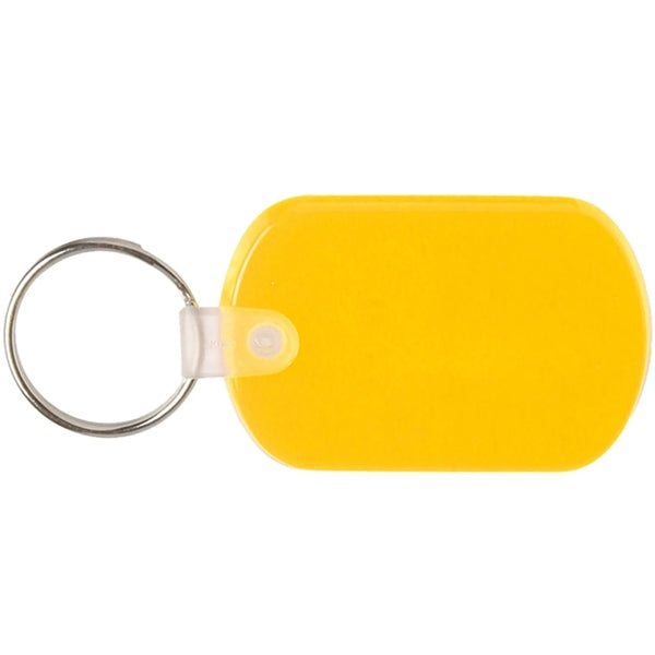 Flexible Soft Tag Plastic Keychain
