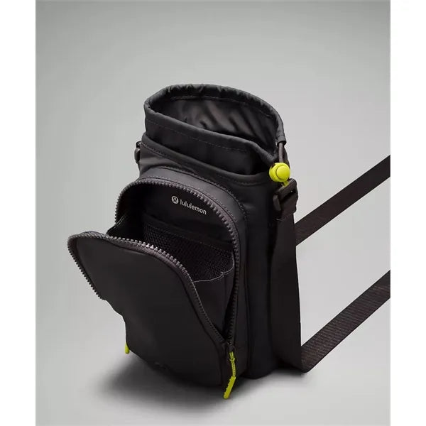Water Bottle Crossbody with Front Pocket