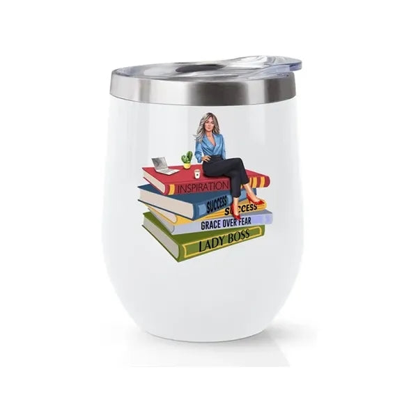10 Oz Stainless Steel Wine Tumbler