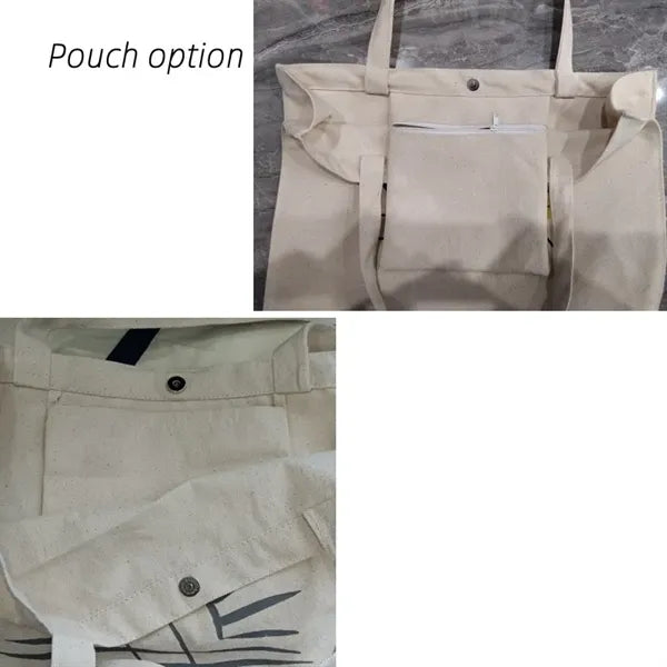 10 Oz Natural Cotton Canvas Boat Tote Bag