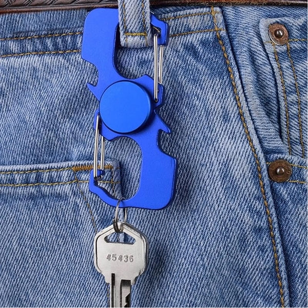 Carabiner Fidget Spinner and Bottle Opener