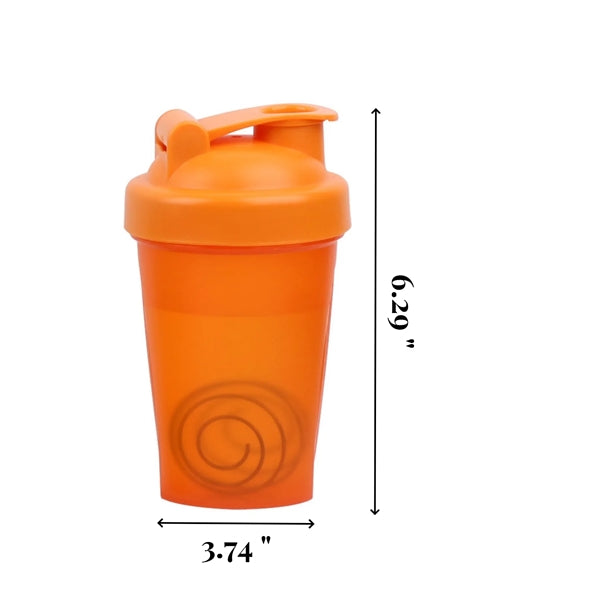12 oz Shaker Bottle with Wire Whisk Balls