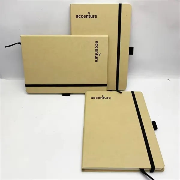 Hardcover Kraft Notebook with Strap