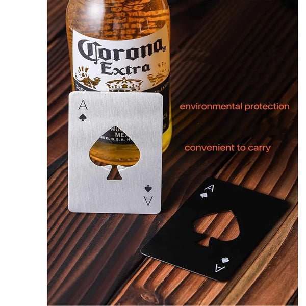 Poker Card Flat Bottle Opener