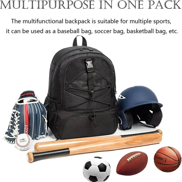 Outdoor Sports Gear Baseball Basketball Shoulder Backpack