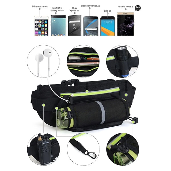 Outdoor Hiking Waterproof Fanny Pack With Kettle Bag