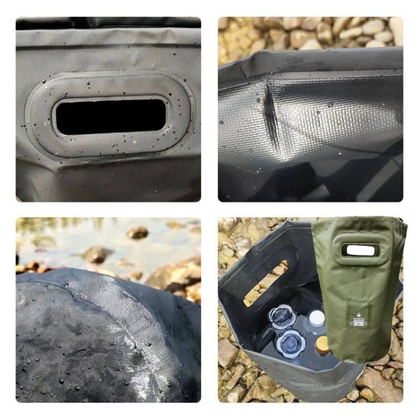 Outdoor Portable Folding Bucket with Handle
