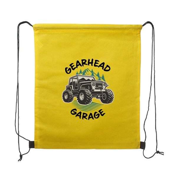 Wanderlust Drawstring Backpack (Full Color Imprint)