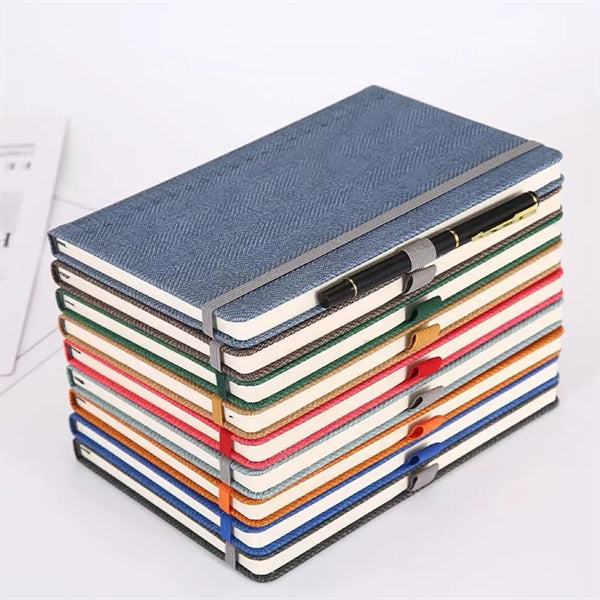 Paper Elastic Band Pen Holder Journal