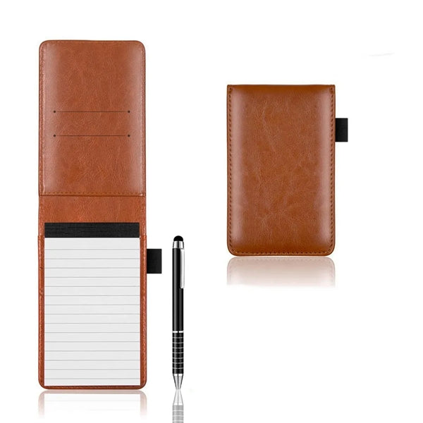 Mini Pocket Notepad Holder With Pen