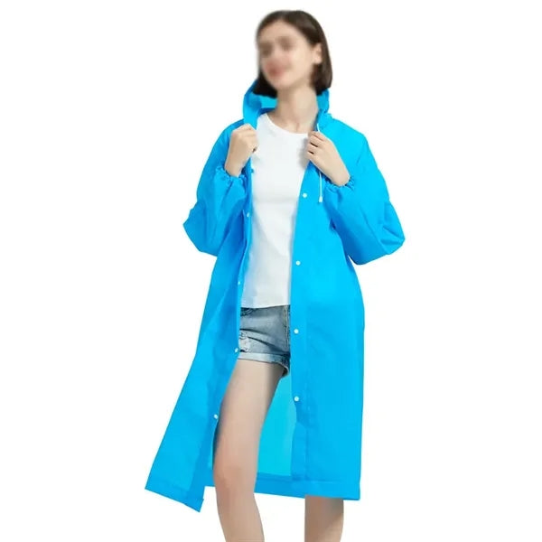 Non-disposable EVA Outdoor Raincoat