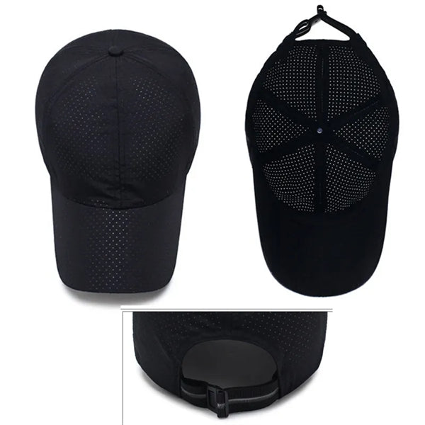 Adjustable Quick-Dry Breathable Baseball Cap